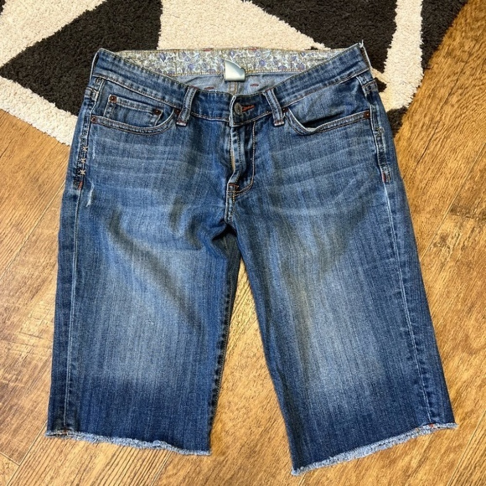 Lucky Brand raw frayed hem bermuda shorts